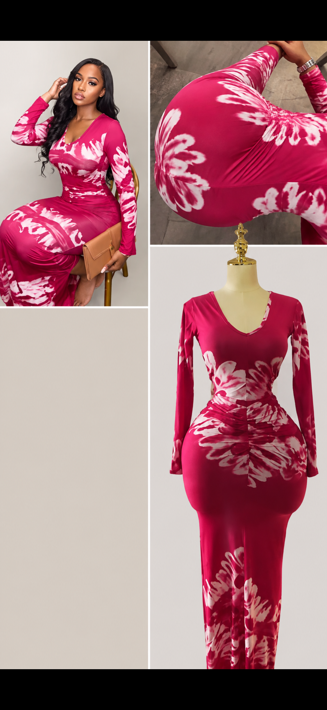 Floral muse gown